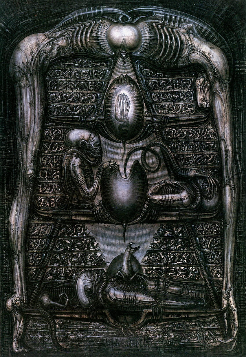 Alien deleted scenes, hr giger cell phone HD phone wallpaper