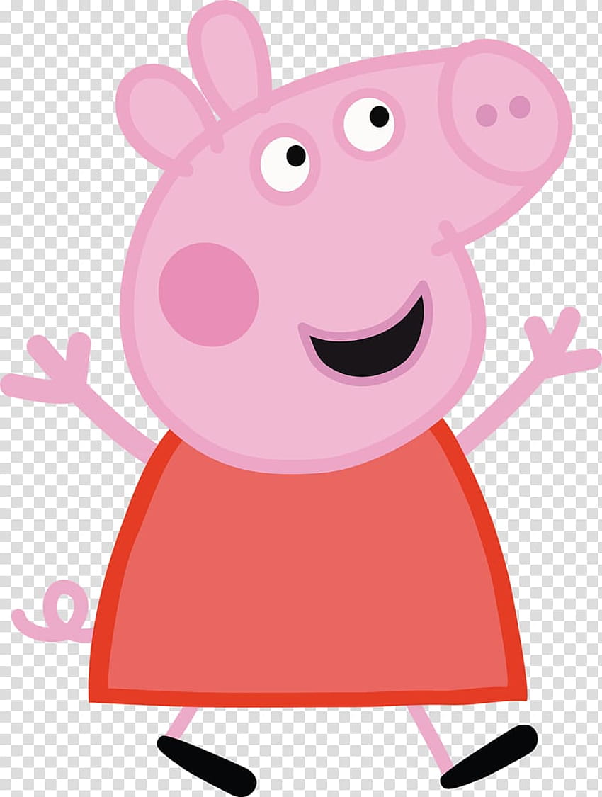 Przezroczyste tła Clipart Peppa Pig Png, zła świnka Peppa Tapeta na telefon HD