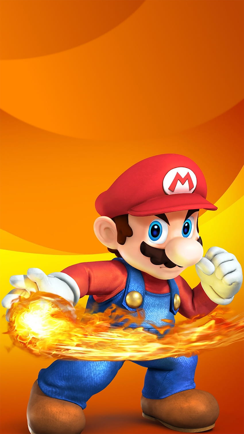 Super Mario : Fire for iPhone 11, Pro Max, X, 8, 7, 6, super mario run HD phone wallpaper