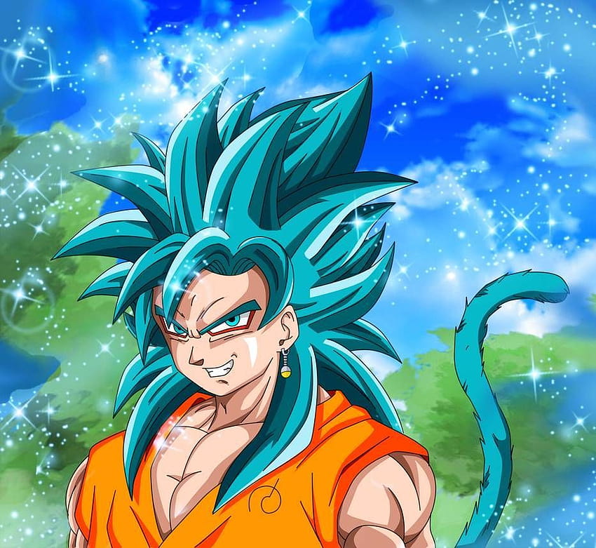  Fusión de Goku SSGSS y Goku SSJ4 por Majingokuable, Fondo de pantalla HD