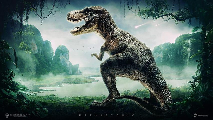 Dinosaur Group, trex HD wallpaper