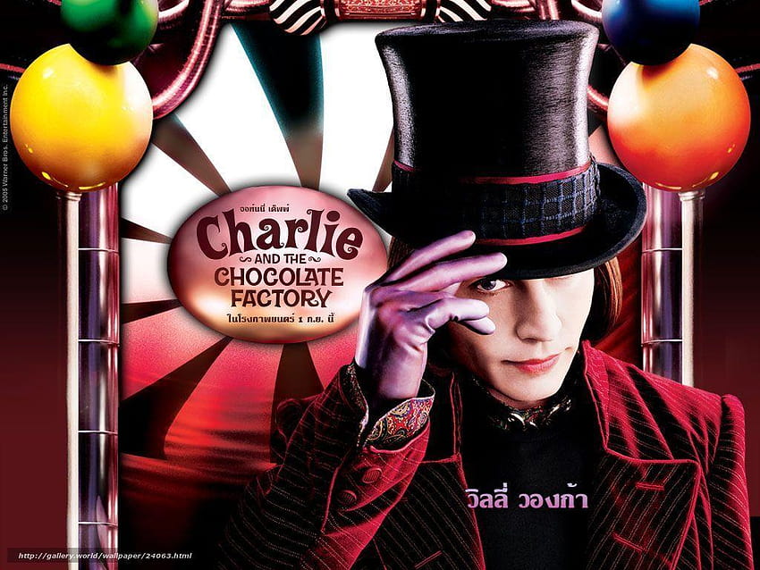 Чарли и шоколадная фабрика, Charlie and the, charlie and the chocolate factory HD wallpaper