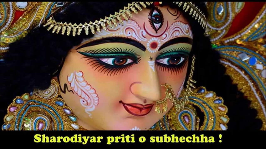 Sweet, cute & Unique happy Durga Puja wishes in Bangla, SMS HD wallpaper