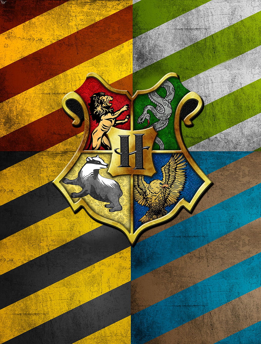Brasão de Hogwarts no Cão, símbolo de Hogwarts Papel de parede de celular HD