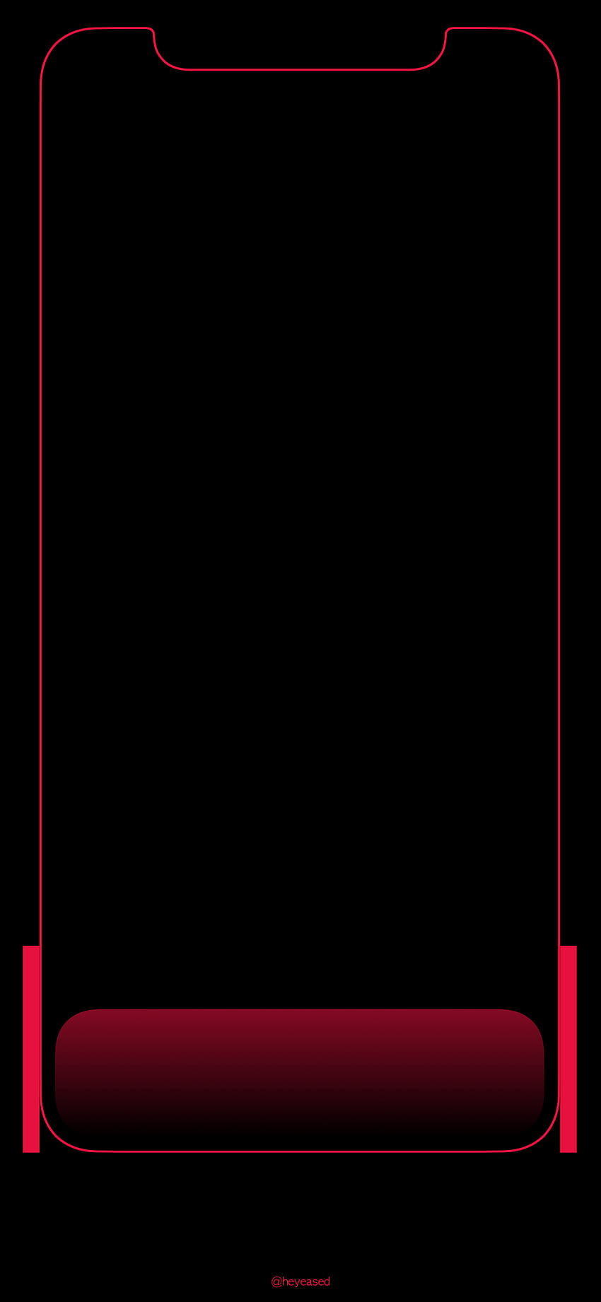 Xの壁紙 カラードック/The X Color Dock, marco iphone x fondo de pantalla del teléfono