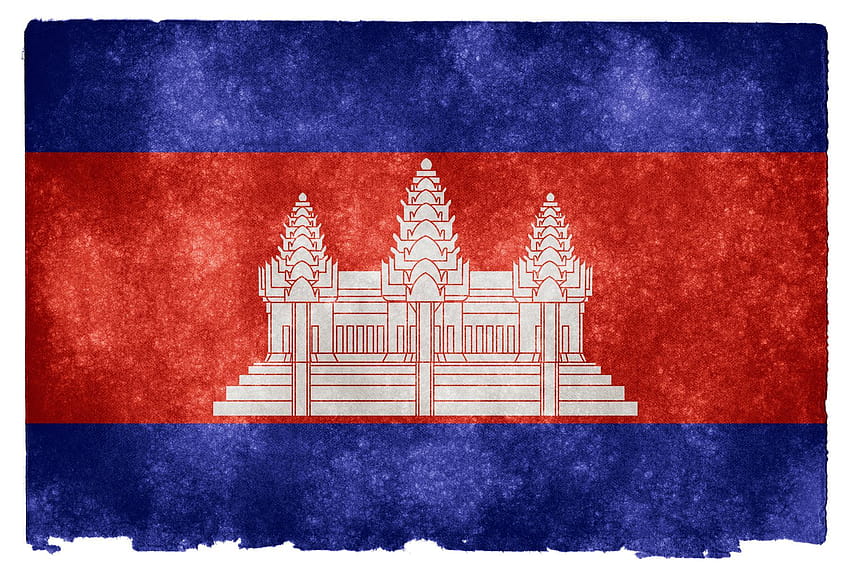 : Cambodia Grunge Flag, cambodia flag HD wallpaper
