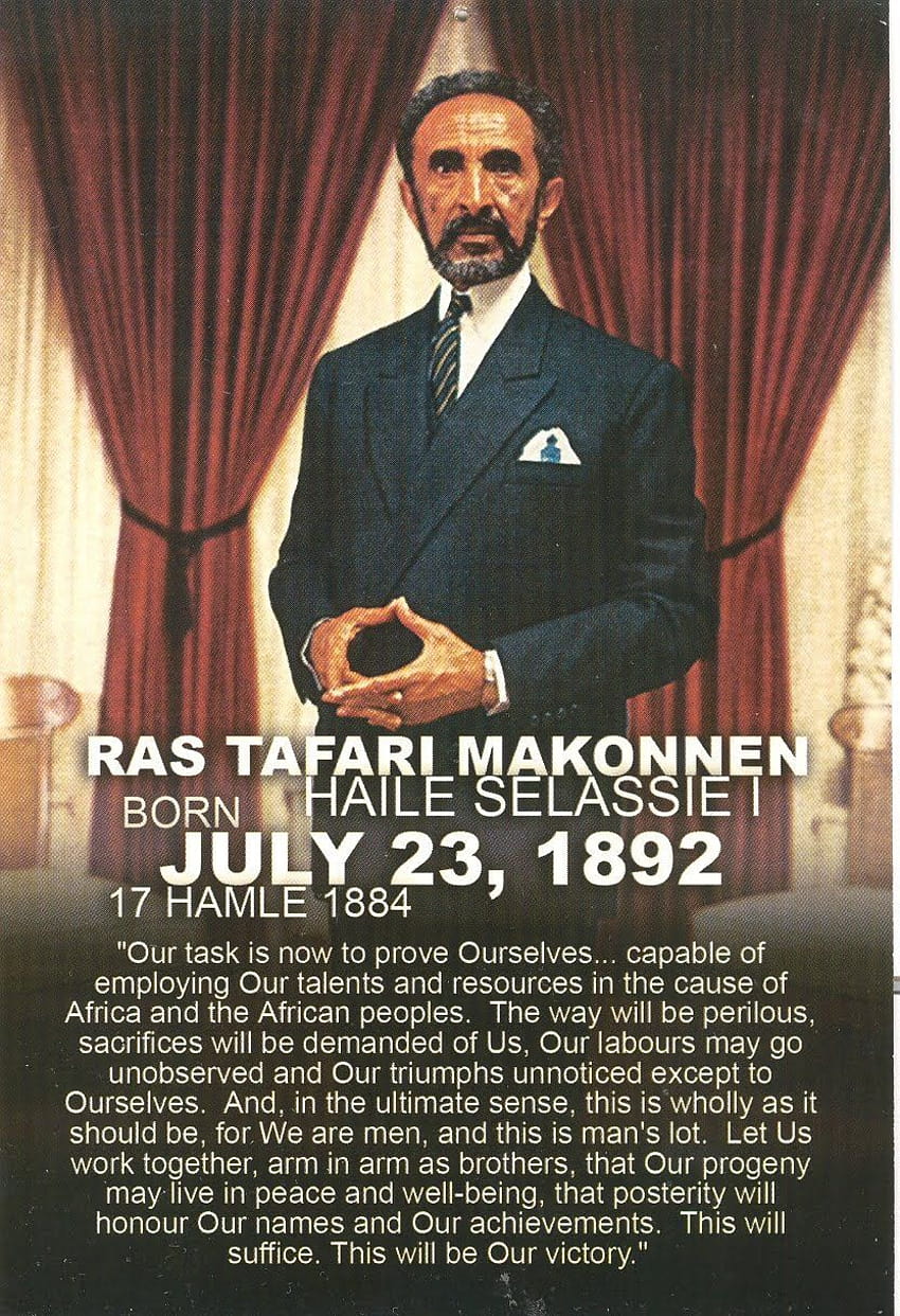 96 Najlepszy Jego Cesarska Mość., Haile Selassie Tapeta na telefon HD