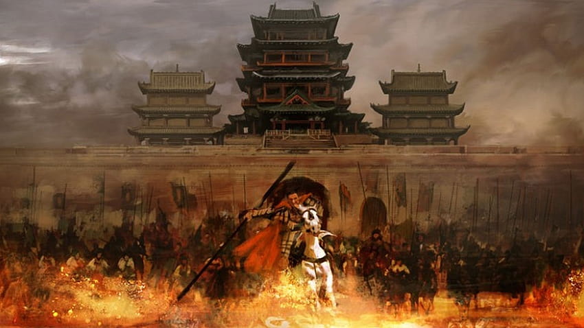 Samurai Battlefield, ancient battlefield HD wallpaper