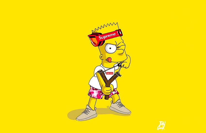 The Simpsons Bart Simpson Cartoon, cartoon cool bart simpson HD wallpaper |  Pxfuel