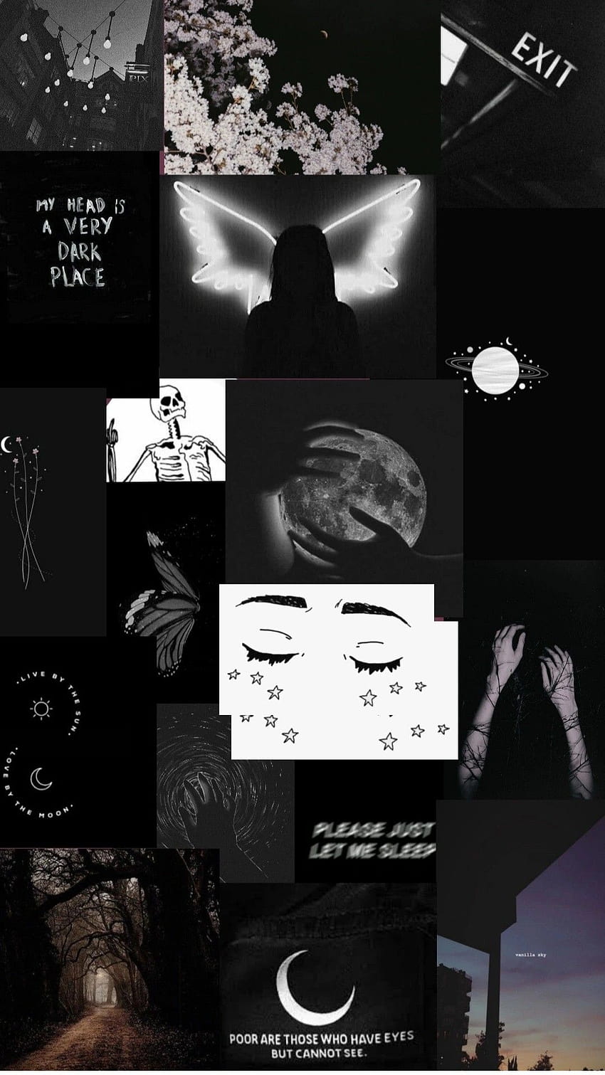 Pin on aesthetic collage, sad collage HD phone wallpaper