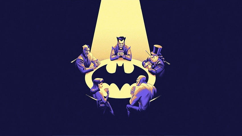 batman batman die Zeichentrickserie Joker Two Face Poison Ivy Killer, Joker Cartoon HD-Hintergrundbild