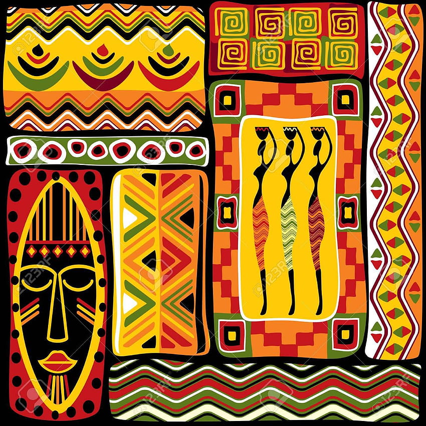 Похожее изображение, african patterns HD phone wallpaper