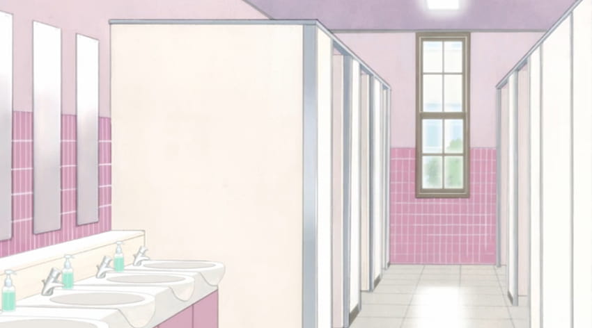 Aesthetic Backgrounds Anime Bathroom HD wallpaper