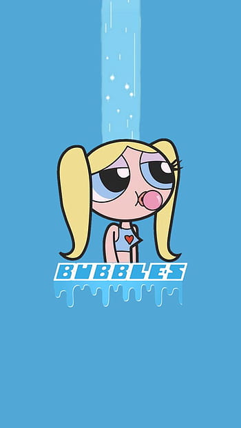 It's a cute of Bubbles from PowerPuff Girls in an aesthetic, aesthetic ...