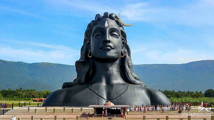 COIMBATORE , INDIA - March 20, 2021: Reflection of Adiyogi Shiva Statue -  People are Visiting and Praying Lord Shiva Statue in Editorial Photo -  Image of center, ghats: 213934706