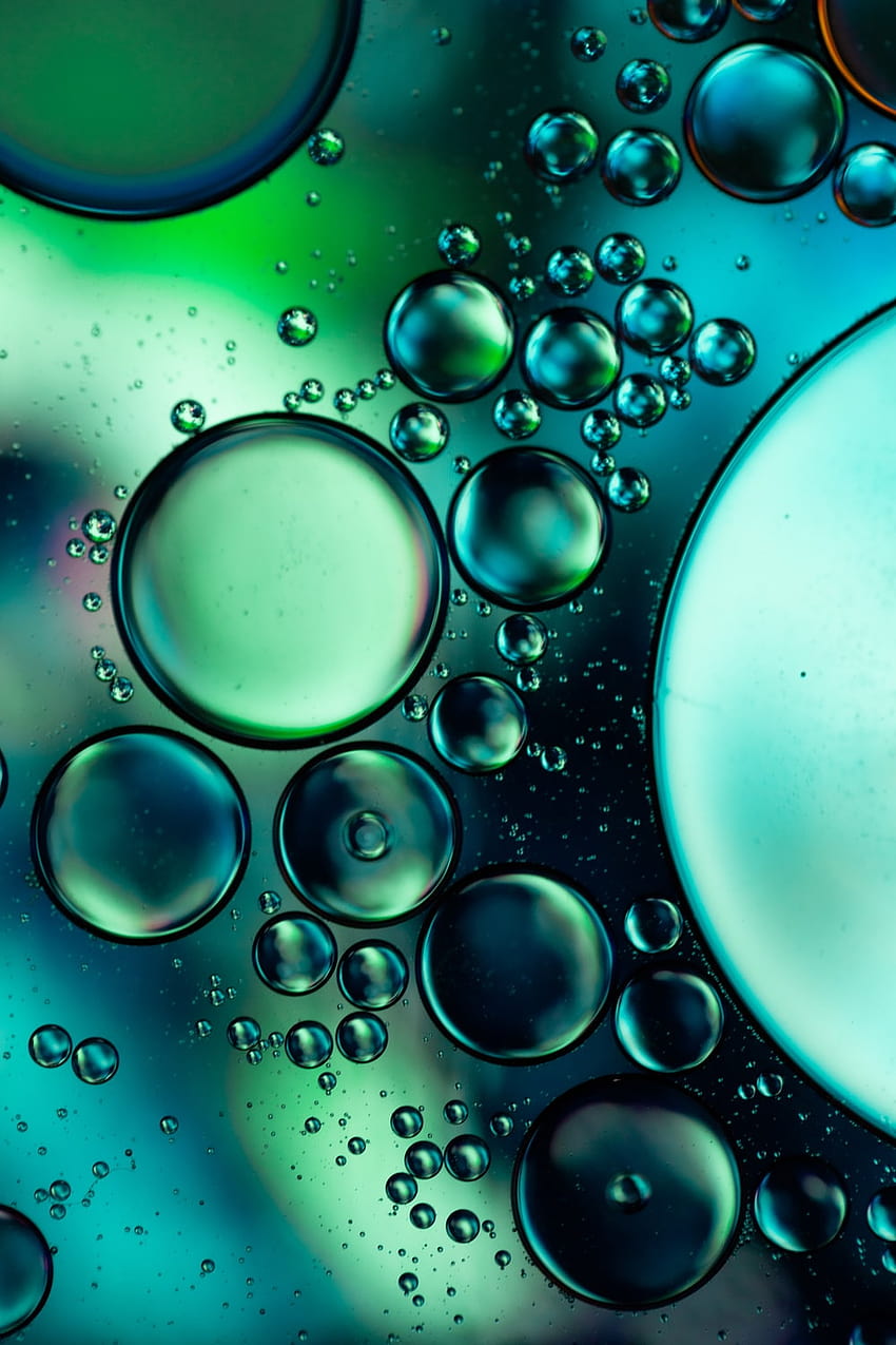 water droplets on glass panel – Bubble, neon bubble HD phone wallpaper