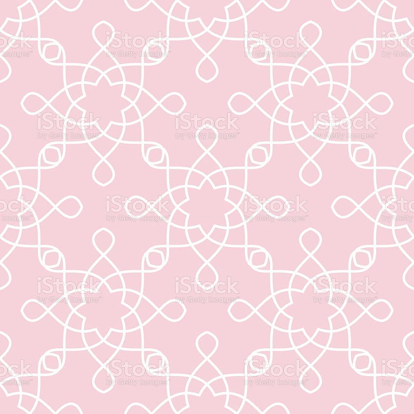 Geometric Pattern For Pale Pink Seamless Backgrounds Stock Illustration wallpaper ponsel HD
