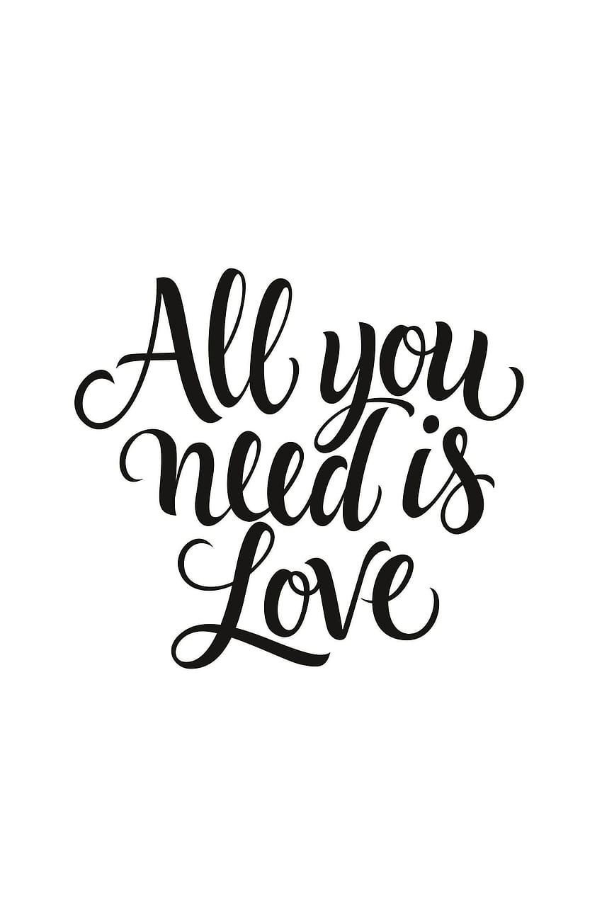 All you need is love, love notes HD phone wallpaper