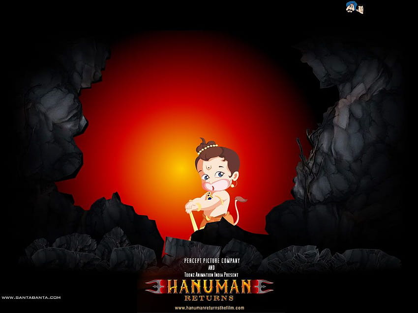 Hanuman Returns Movie, animated hanuman HD wallpaper