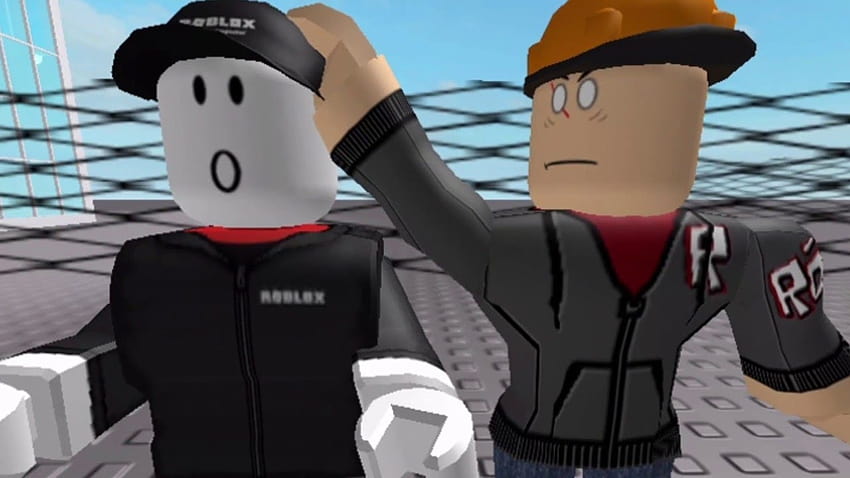 Roblox noobs meet roblox and builderman Magely - Illustrations ART street