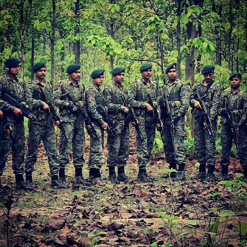 Jungle warriors CRPF cobra Commando, индийски пара sf HD тапет за телефон