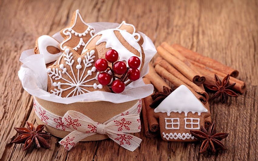 Best 4 Holiday Baking on Hip, cute christmas food HD wallpaper