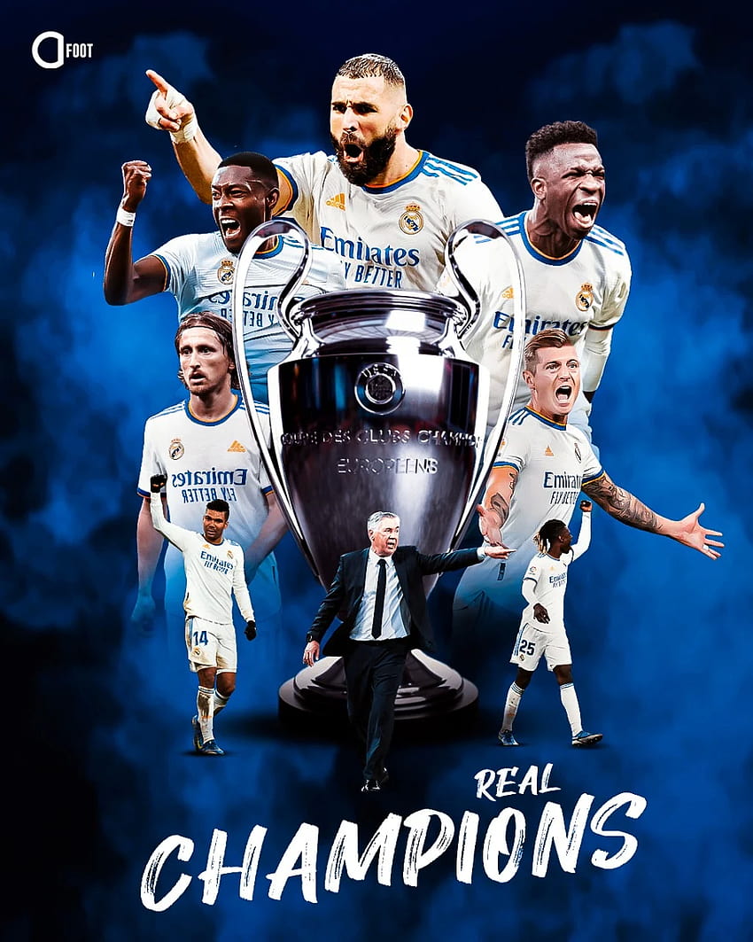 Real Madrid UEFA Champions League Champions 2022 HD phone wallpaper | Pxfuel