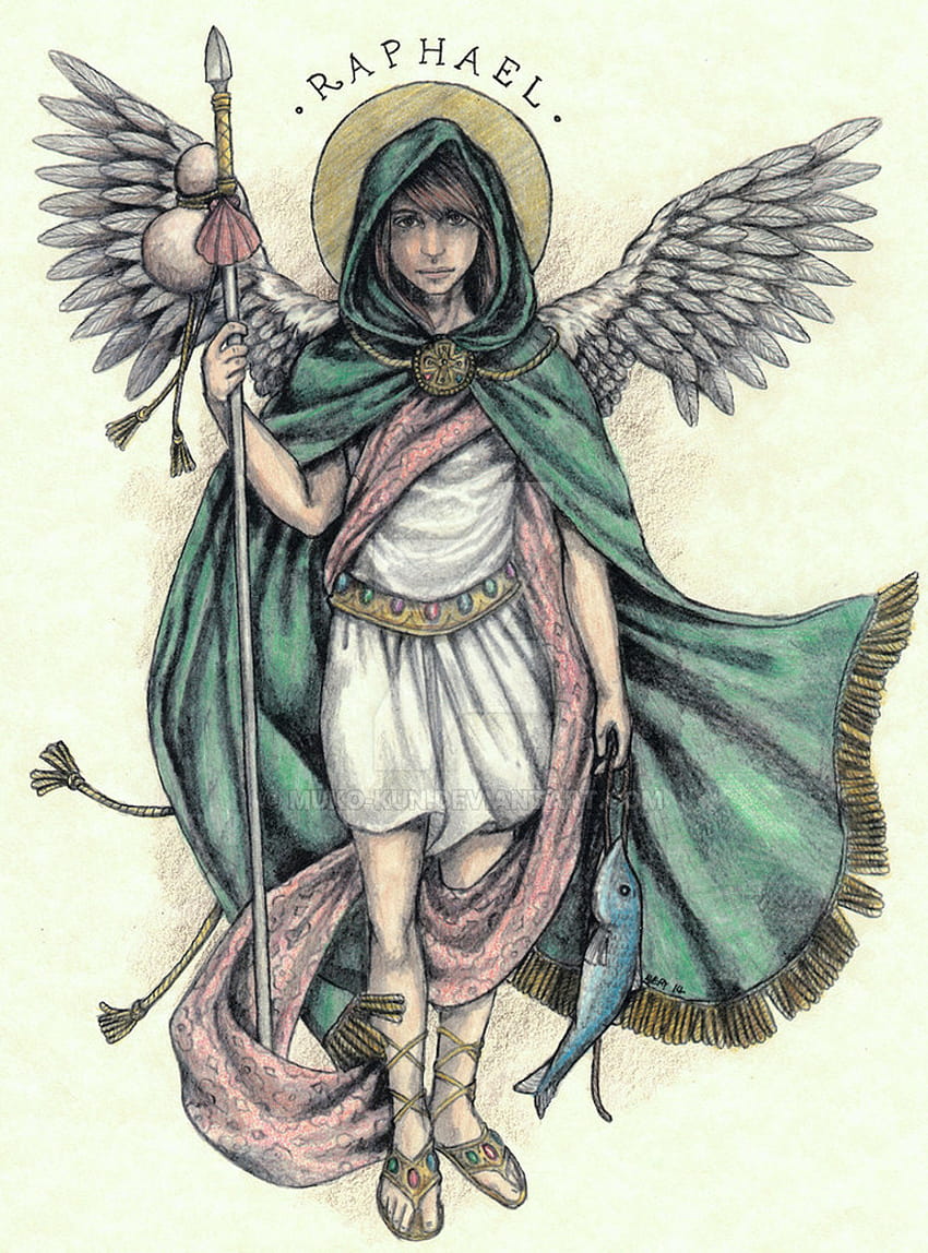 Archangel Raphael by Muko kun [769x1039] for your , Mobile & Tablet HD phone wallpaper