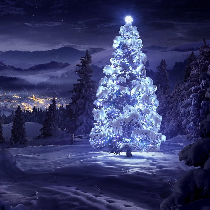 Best Christmas tree iPad [2020], cool christmas tree HD phone wallpaper ...