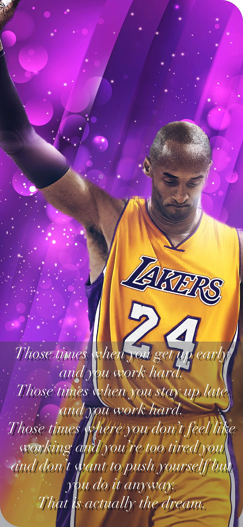 I was disappointed with my hop in my last post so I made a with my favourite Kobe quote. Feel to use it. Lets win this thing for Kobe. :, kobe sayings HD phone wallpaper