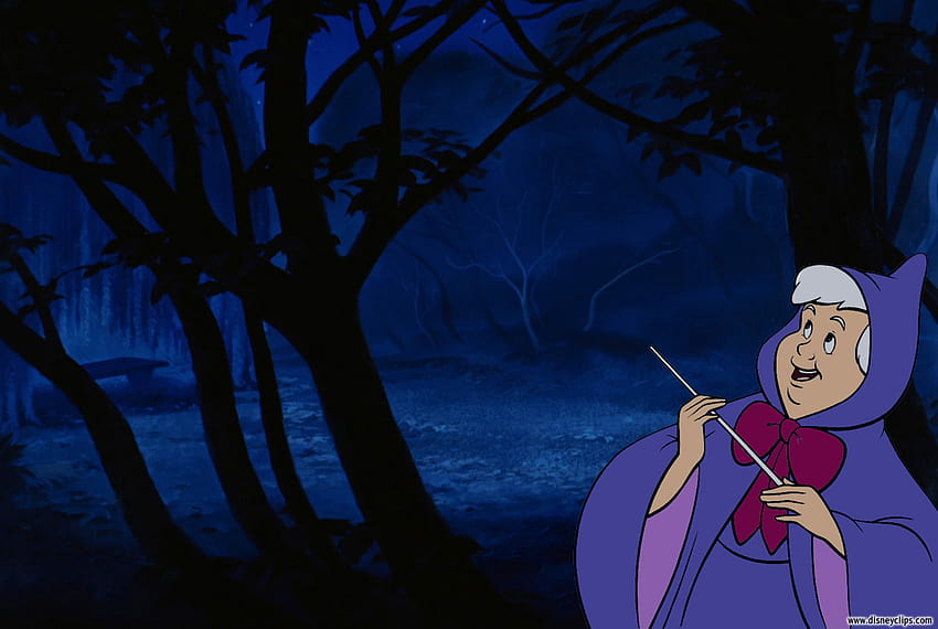 Disney's Cinderella, fairy godmother HD wallpaper