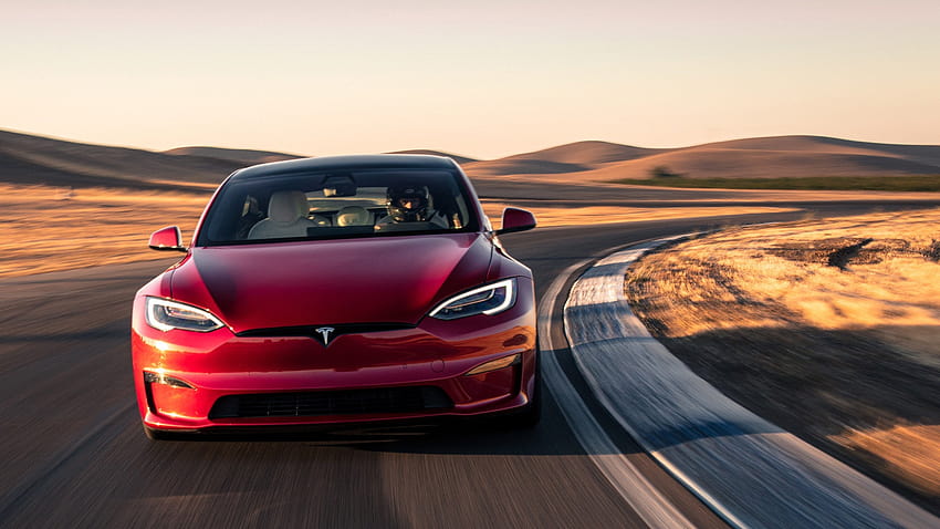 Новият режим на писта на Tesla Model S Plaid добавя векторизиране на въртящия момент, по-добро охлаждане, 2022 тесла HD тапет