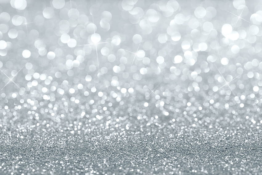Silver Glitter Backgrounds di PSD, kilauan perak Wallpaper HD