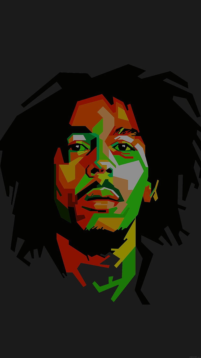 Bob Marley Dark Art Illust Music Reggae Celebrity HD phone wallpaper