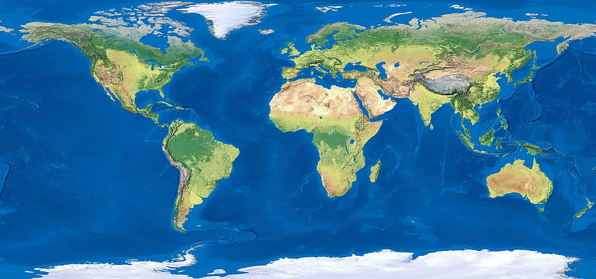 Carte de monde Fond d'écran HD