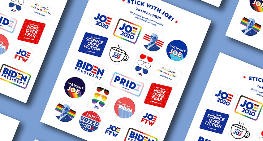 Biden campaign releases a flurry of digital DIY projects and virtual banners, biden 2020 HD wallpaper