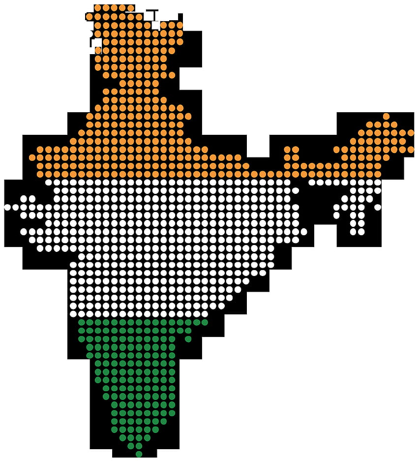 India Decorative Map PNG Clip Art ​ HD phone wallpaper