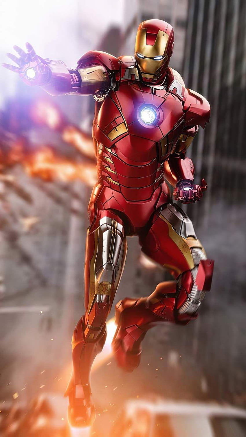 Iron Man IPhone Fly มือถือไอรอนแมน วอลล์เปเปอร์โทรศัพท์ HD