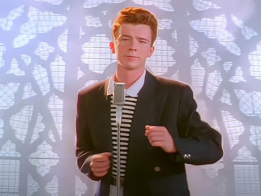 You can now Rickroll people in HD wallpaper