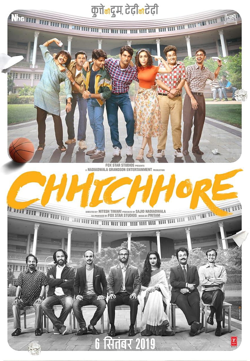 Póster de la película Chhichhore y primer vistazo fondo de pantalla del teléfono