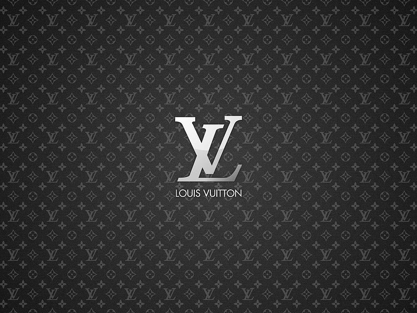 Logotipo de Louis Vuitton Símbolo LV en color blanco y gris, logotipo de rolex fondo de pantalla