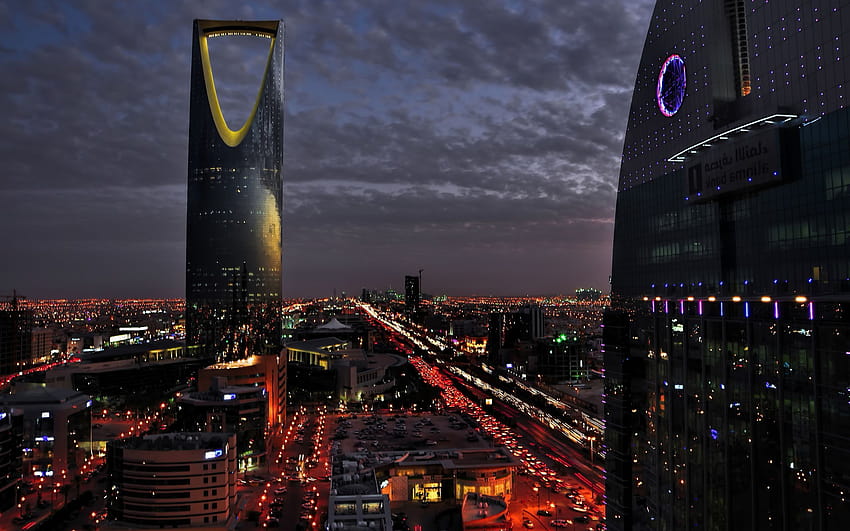 Kingdom Tower Saudi Arabia, jeddah HD wallpaper