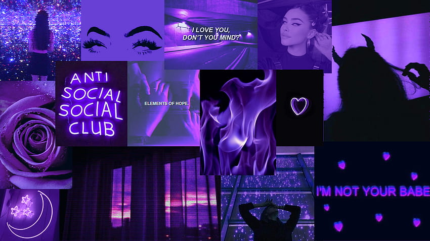 Download Get ready to immerse yourself in an experience of vivid purple neon  on this aesthetic computer Wallpaper  Wallpaperscom