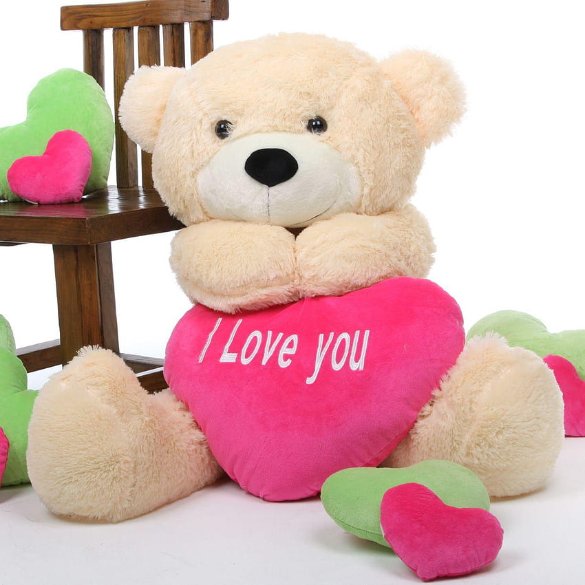 Teddy Bear Love Doll ฉันรักคุณ ตุ๊กตาหมี วอลล์เปเปอร์โทรศัพท์ HD
