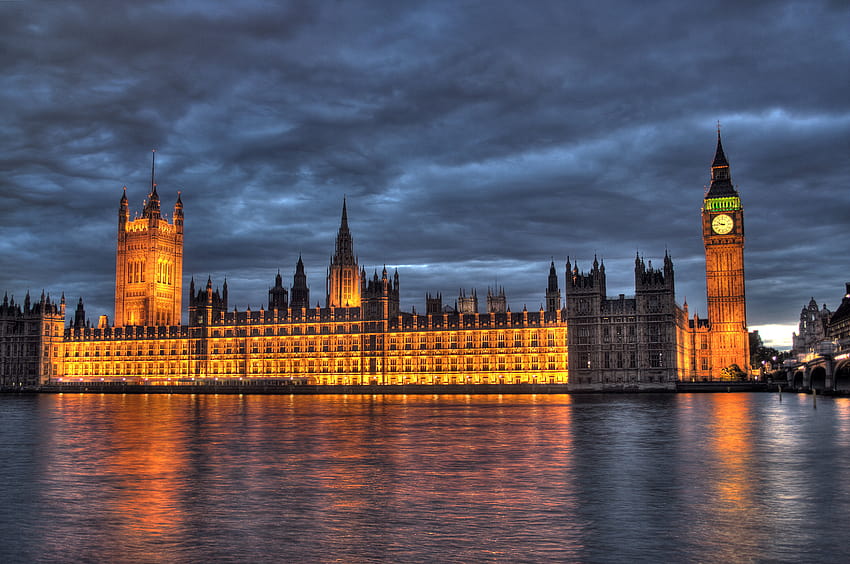 Westminster Palace London UK, gedung parlemen Wallpaper HD