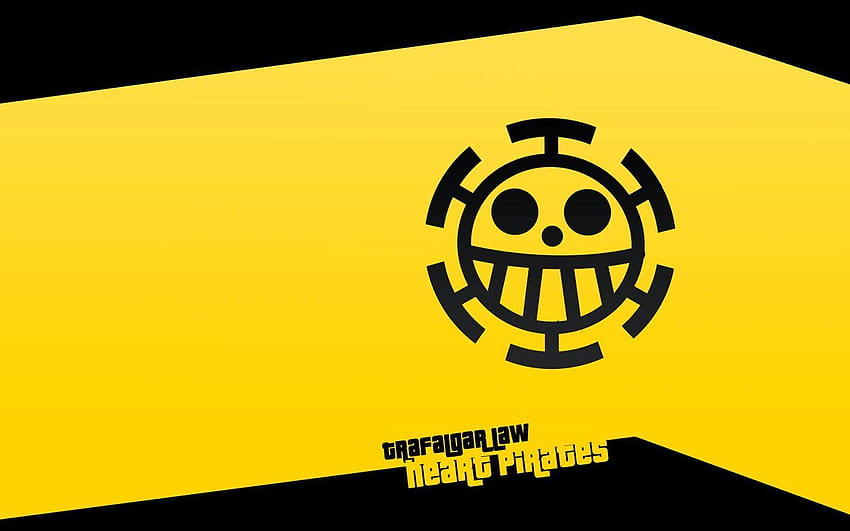 Trafalgar Law Logo, one piece law HD wallpaper