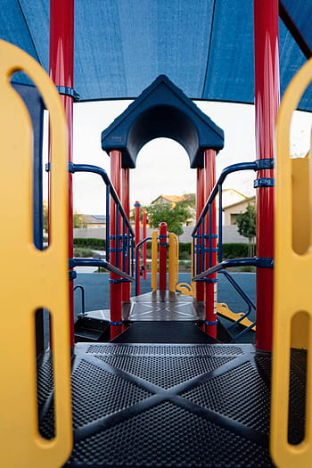 HD wallpaper: red, blue, and yellow spinning playground at daytime,  carousel | Wallpaper Flare