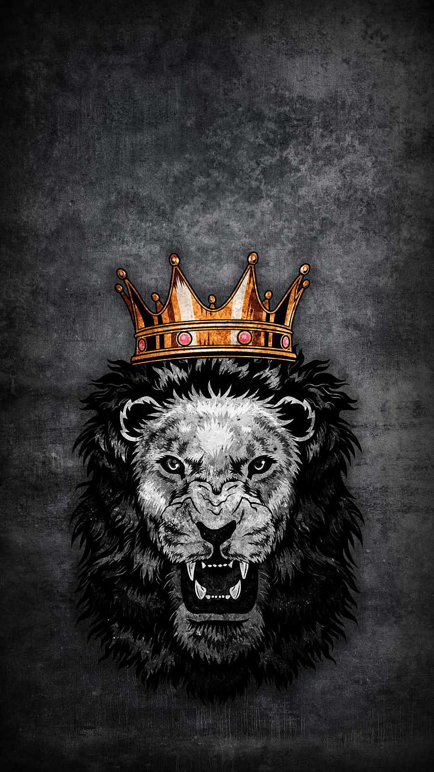 The Lion Crown IPhone XR HD phone wallpaper