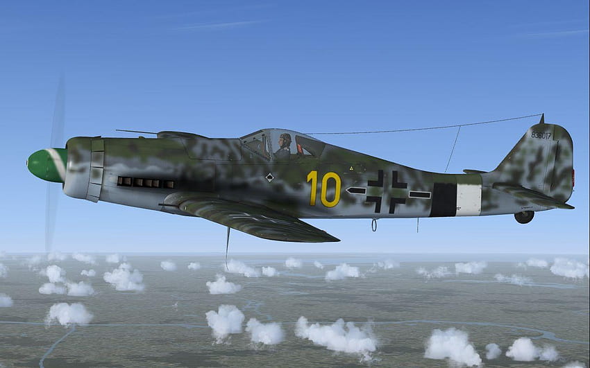 Focke Wulf Fw 190 D e Ta 152. Sfondo HD