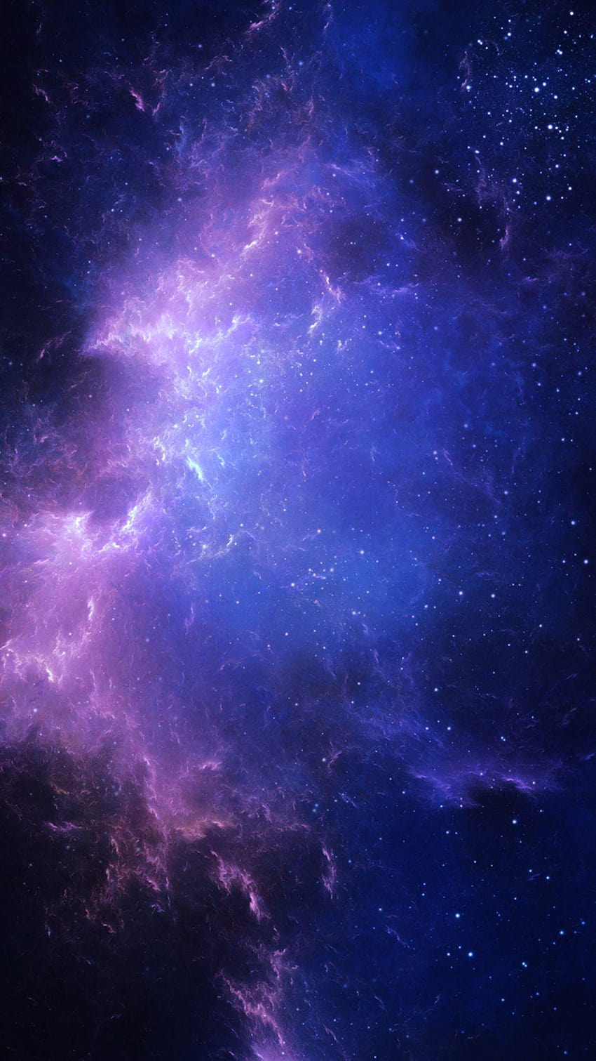 Amazing Space Cloud Beautiful Universe, purple and blue galaxy HD phone wallpaper
